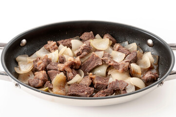 牛肉とタマネギの炒め物