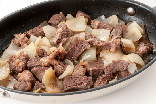 牛肉とタマネギの炒め物