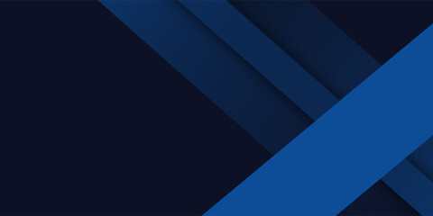Obraz premium Dark blue modern business abstract background. Vector illustration design for presentation, banner, cover, web, flyer, card, poster, wallpaper, texture, slide, magazine, and powerpoint