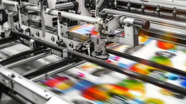 Printing machine paper industrial commercial manufacturing low speed shutter