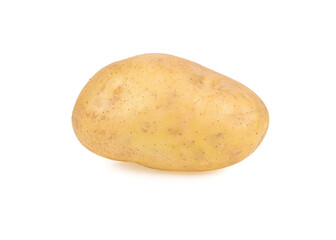 fresh potato isolated on white background