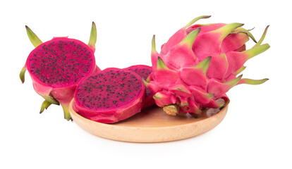 dragon fruit isolated on white background