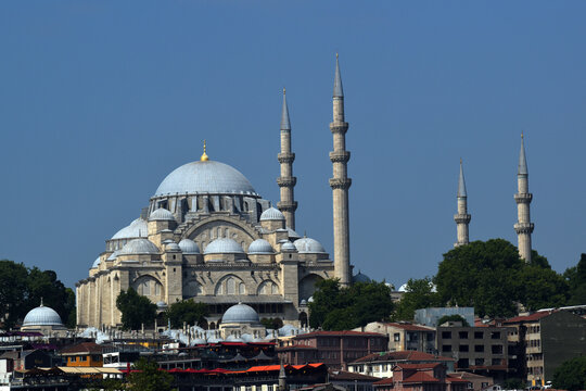 Suleymaniye Mosque in Istanbul, T&uuml;rkiye