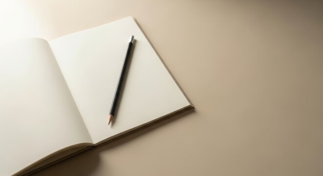 The notebook and pencil symbolize micro learning and lifelong education in modern economies. Perfect for online courses, skill-building campaigns, and education innovation concepts