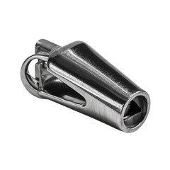 Whistle referee metal with transparent background