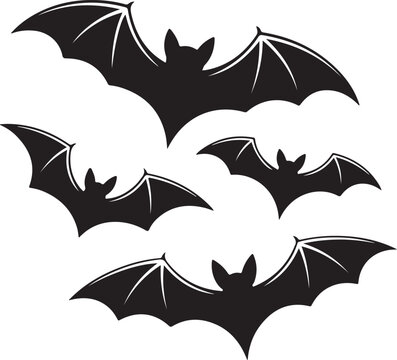 halloween bat and bats