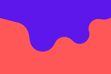 Vibrant abstract design with purple and red fluid shapes
