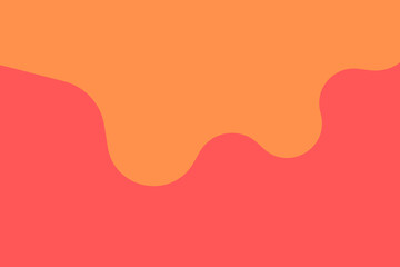Vibrant abstract background with wavy orange and pink hues