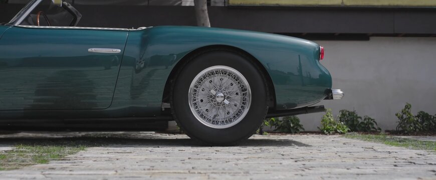Maserati Heyday A6G/54 2000 Zagato Spyder
retro supercar. rear view of a car
