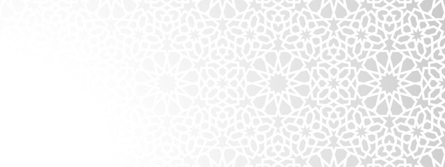 Pattern ramadan islamic with overlay islam shadow for eid star arabesque. Culture aidilfitri 3d with greeting wall muslim for line fabric modern. Arabic traditional pattern with invitation. © RDVector