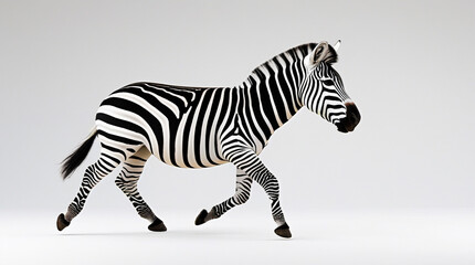 Fototapeta premium A beautiful zebra
