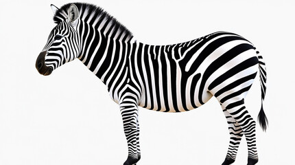 A beautiful zebra