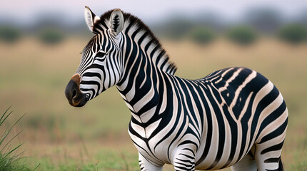 A beautiful zebra