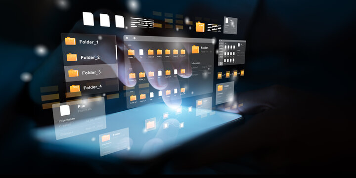 Virtual Folder System for Data Organization and Structured File Navigation.