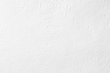 繊細な質感と、しわが美しい白い和紙のテクスチャ背景素材　White Japanese paper texture with delicate wrinkles, authentic Washi background