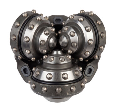 Roller cone bit with tungsten carbide inserts.