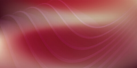 Obraz premium Abstract red and white blurred background with subtle wavy lines and soft light.