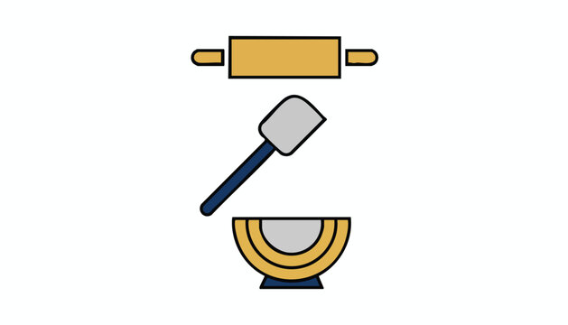 Minimalist Icon for Strategic Execution and Creative Blueprinting: The Recipe for Success