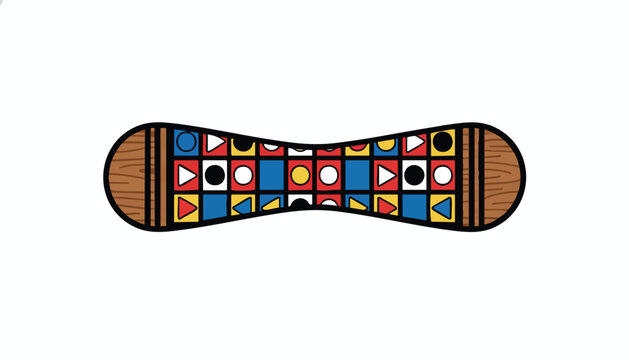 Vibrant Abstract African Design Element for Global Diversity Branding and Heritage Marketing