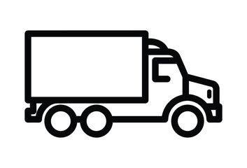 Fototapeta premium Delivery Truck Icon