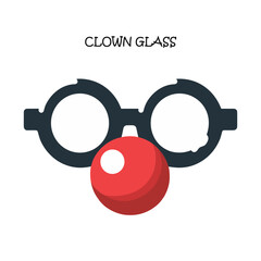  Clown Glass Vector Design