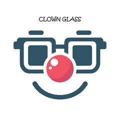  Clown Glass Vector Design