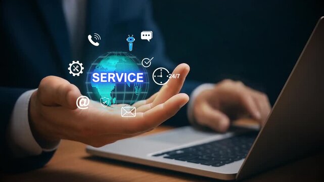 Customer Service and Digital Support Solution with AI Chatbot, Global Communication Tools and 24/7 Online Helpdesk Assistance