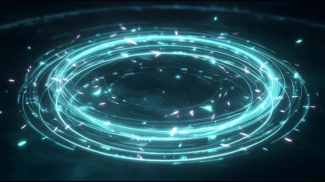 Anime Rotating Magic Circle Energy Effect
