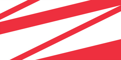 Fototapeta premium Abstract red and white paper cut background with empty space design. eps new vector