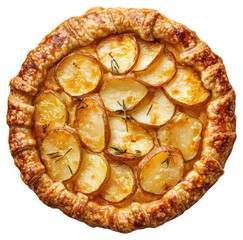 PNG Potato galette pastry potato food.