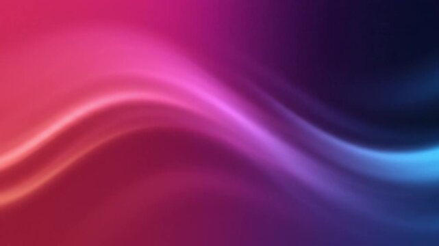 Vibrant Abstract Wave of Colors, Blending Red, Pink, Purple, and Blue with Smooth Gradient and Soft Light