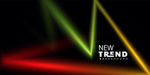 Obraz premium Vibrant Laser Light Strikes Background with Trendy Design