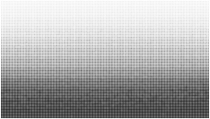 Seamless black gradient halftone dot pattern texture with smooth transition abstract background vector art for modern graphic design and digital media projects