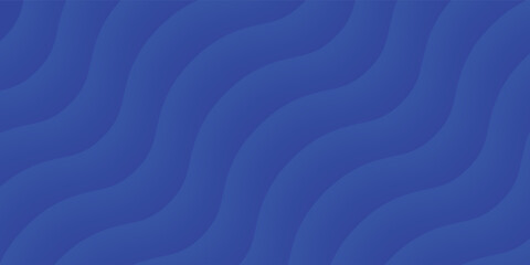 Fototapeta premium Blue wave gradient abstract background, smooth flowing curves, soft light blend, modern clean digital design