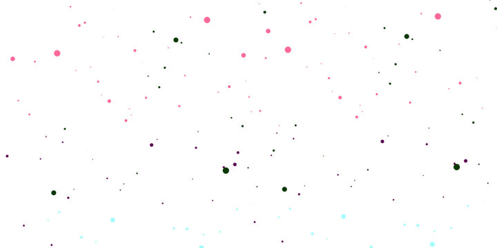 Festive Rainbow Confetti Drop Falling on White Background for Event Branding Visuals