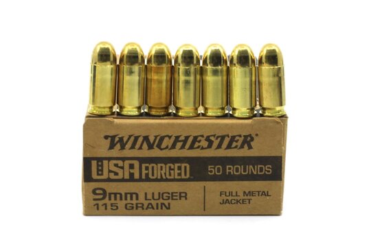 9mm bullet cartridges - Winchester Branded ammunition. Winchester bullets have been used since 1866