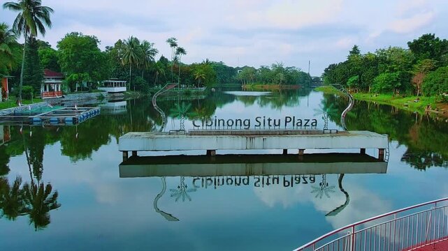 Situ Plaza Cibinong, Bogor, Indonesia &ndash; Daily Life and Lakeside Public Space Atmosphere