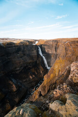 Obraz premium Paysage islande, cascade, montagne