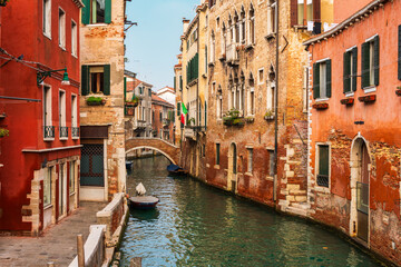 Venice, Italy Historic Canal Cityscape