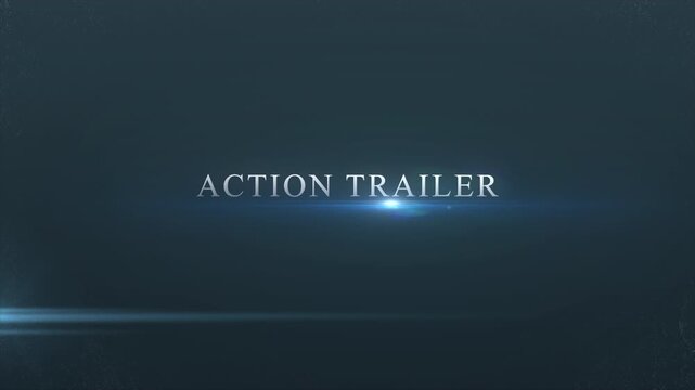 Action movie trailer intro