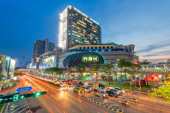 BANGKOK, THAILAND - OCTOBER 2, 2015: MBK Shopping Center. It was the largest mall in Asia when opened in 1985 and still receives more than 100,000 visitors daily.
