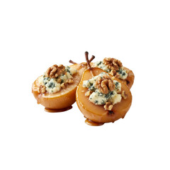 Baked pears with blue cheese and walnuts
