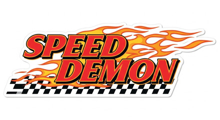 Speed Demon Racing Logo Design. © ardi