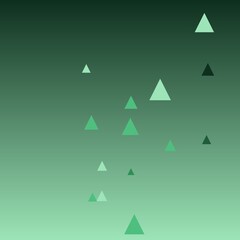 Corporate Green abstract triangle corporate background with copy space © tiago