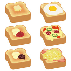 厚切りトースト