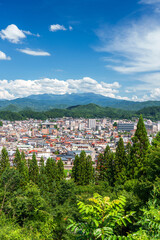 Obraz premium Takayama, Gifu, Japan City Skyline