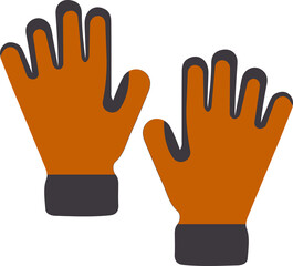 Obraz premium Durable work gloves offer essential hand protection during construction, repair, or landscaping tasks.