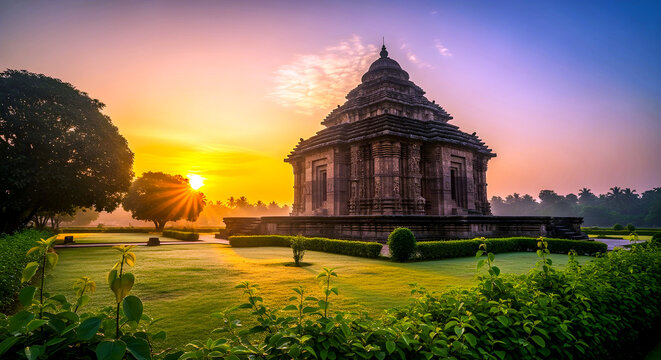 Sunrise at Konark Sun Temple