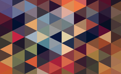 Obraz premium a digital abstract artwork featuring a pattern of colorful geometric triangles, commonly used for creative purposes, modern branding, annual report covers, brochures, or digital media