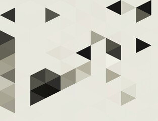 Fototapeta premium a digital abstract artwork featuring a pattern of colorful geometric triangles, commonly used for creative purposes, modern branding, annual report covers, brochures, or digital media